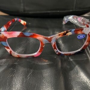 Sigvan Stylish Multicolor Women's Reading Glasses 2.50 Anti Blue Light NWOT